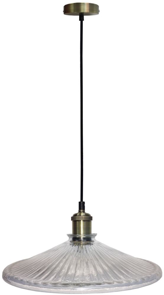 Ledea Chester lampă suspendată 1x40 W patină 50101272
