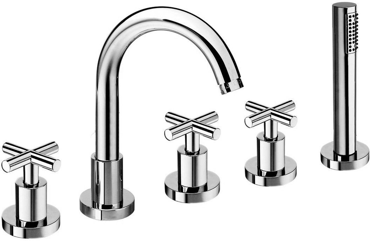 Sapho Axia baterie cadă-duș cadă crom 532