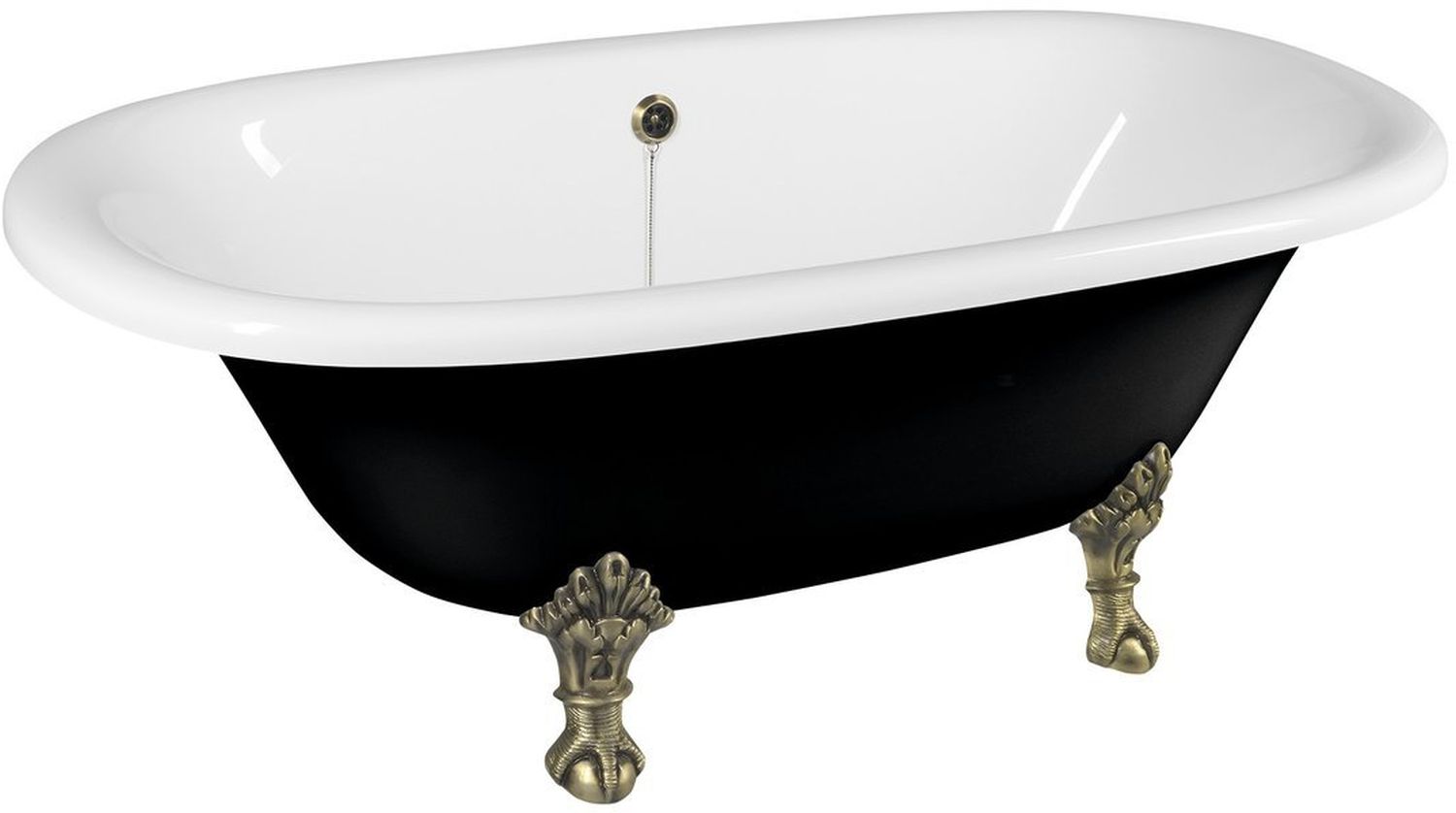 Polysan Regata cadă freestanding 175x85 cm ovală bicolor 10271