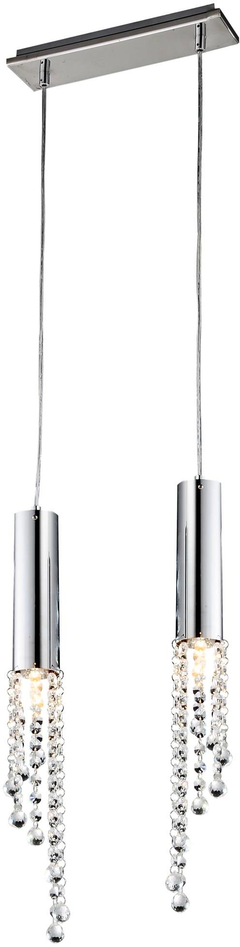Candellux Duero lampă suspendată 2x3 W crom 32-25265-Z