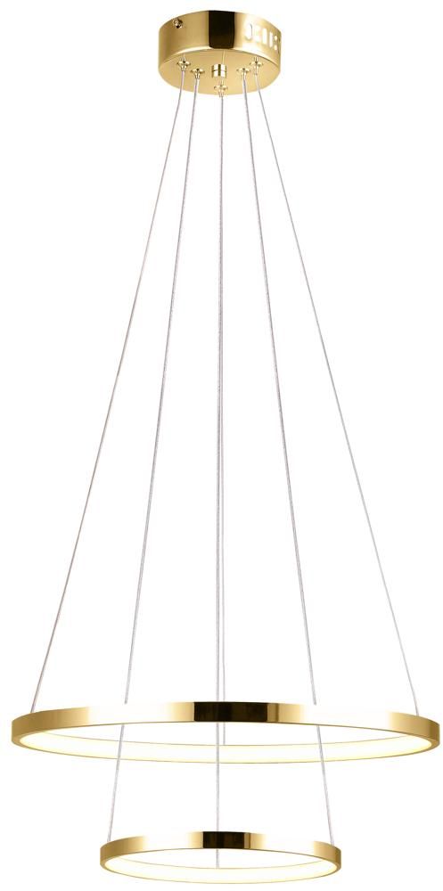 Candellux Lune lampă suspendată 2x40 W auriu 32-76281