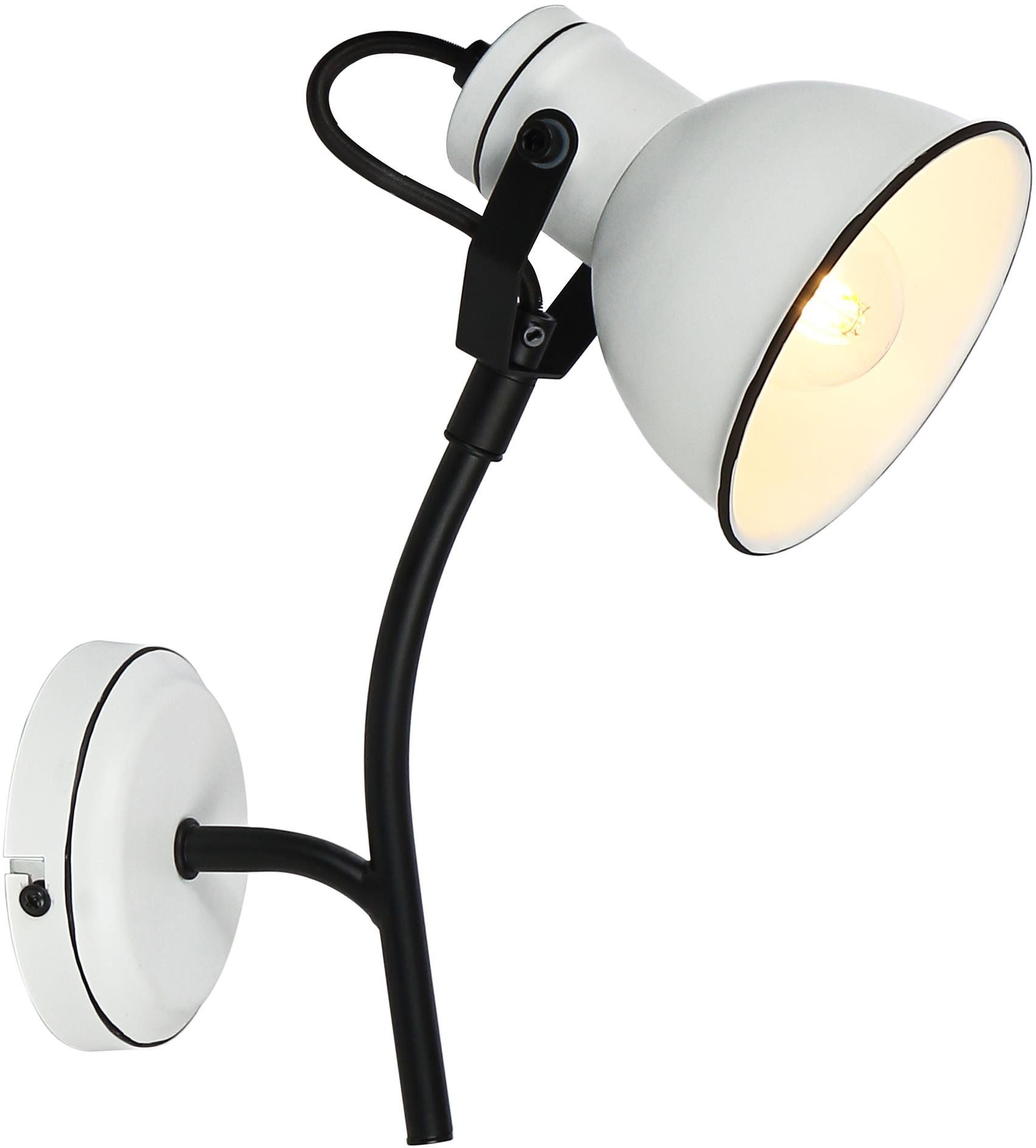 Candellux Zumba lampă de perete 1x40 W alb-negru 91-72122