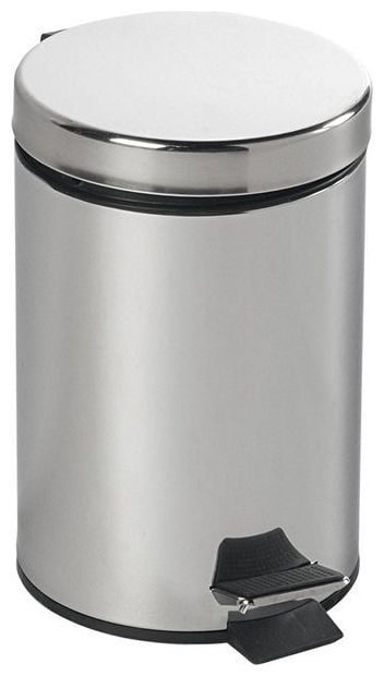 Aqualine Simple Line cos de gunoi 3 l oţel-negru 27103