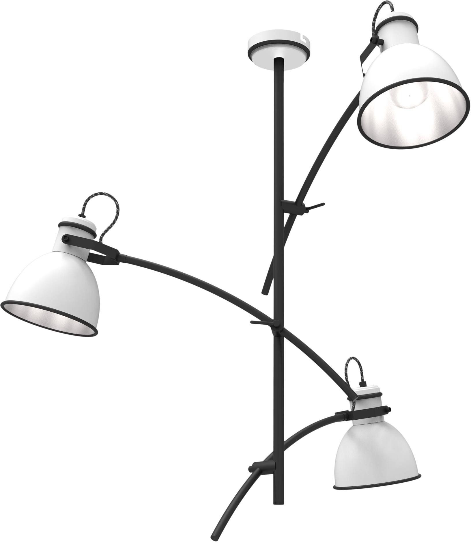 Candellux Zumba lampă de tavan 3x60 W alb-negru 33-72061