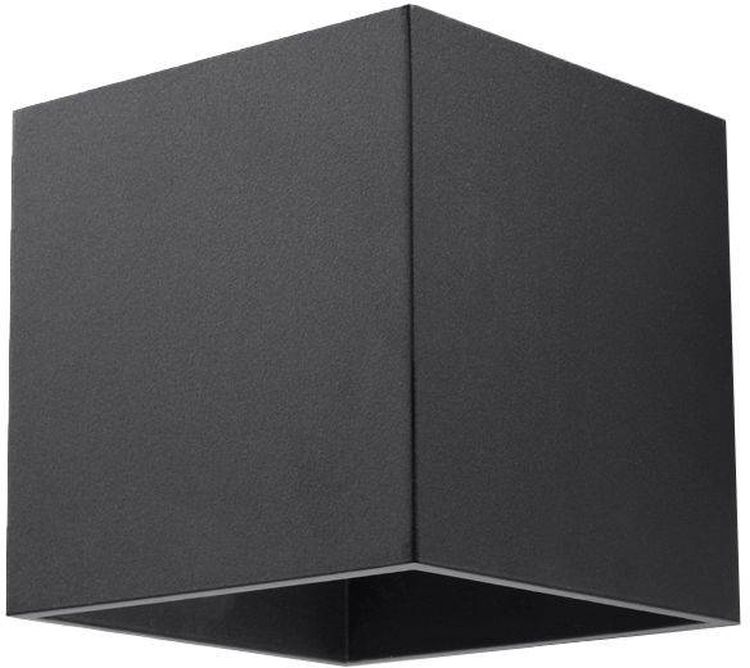 Sollux Lighting Quad lampă de perete 1x40 W negru SL.0057
