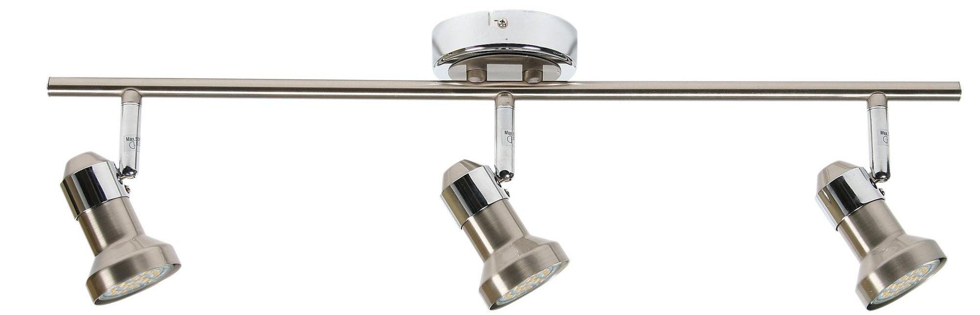 Candellux Arkon lampă de tavan 3x50 W crom-satin-nichel 93-59598