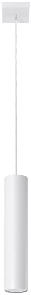 Sollux Lighting Lagos lampă suspendată 1x40 W alb SL.0323