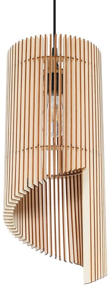 Sollux Lighting Alexia lampă suspendată 1x60 W lemn SL.0640