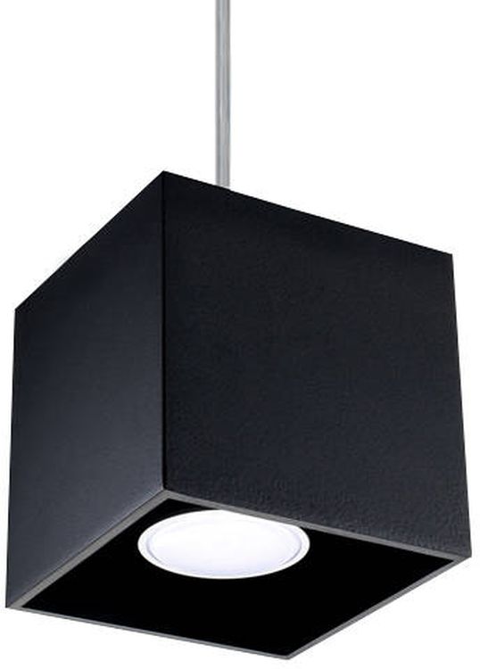 Sollux Lighting Quad lampă suspendată 1x40 W negru SL.0060