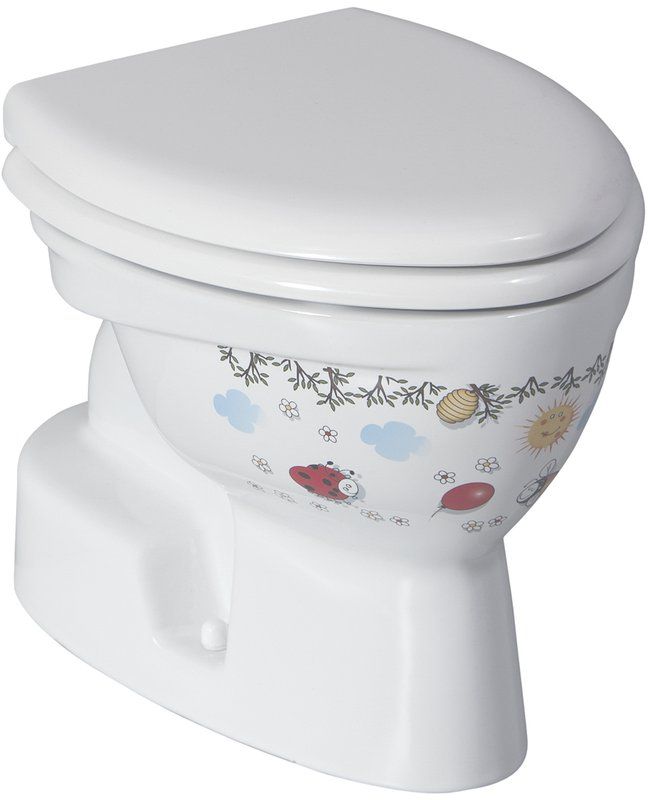 Creavit Kid vas wc compact pentru copii alb CK300-11CB00E-FF00