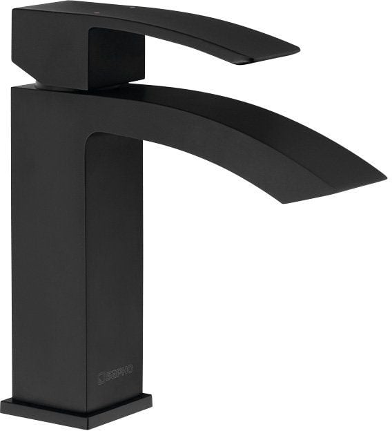 Sapho Ginko baterie lavoar stativ negru 1101-06B