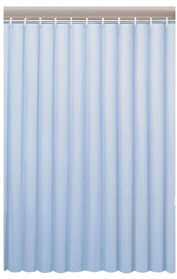 Aqualine perdea de duș 180x180 cm albastru 0201003 M