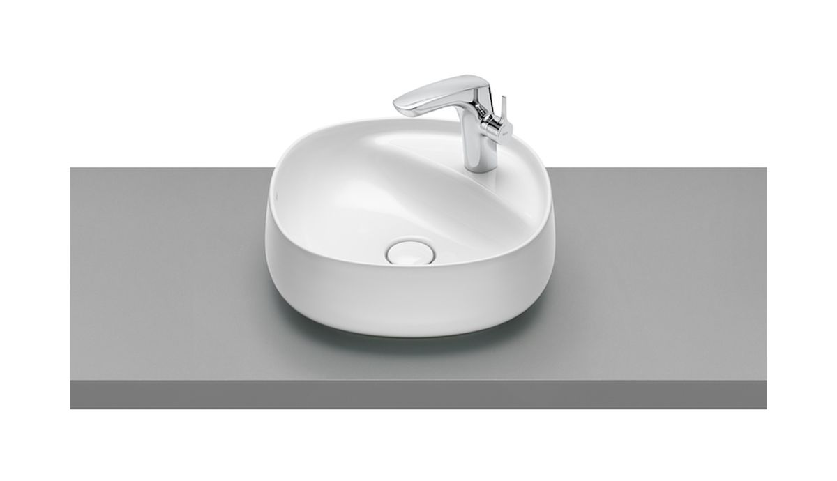 Roca Beyond lavoar 45.5x45.5 cm rotund de blat alb A3270B9S00