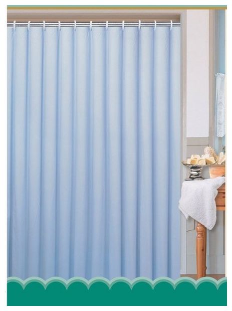 Aqualine perdea de duș 180x180 cm albastru 0201103 M