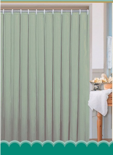 Aqualine perdea de duș 200x180 cm verde 0201104 Z