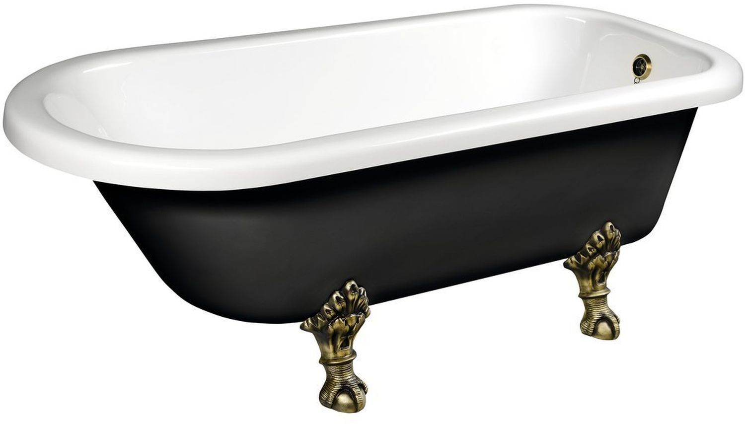 Polysan Foxtrot cadă freestanding 170x75 cm ovală bicolor 72963