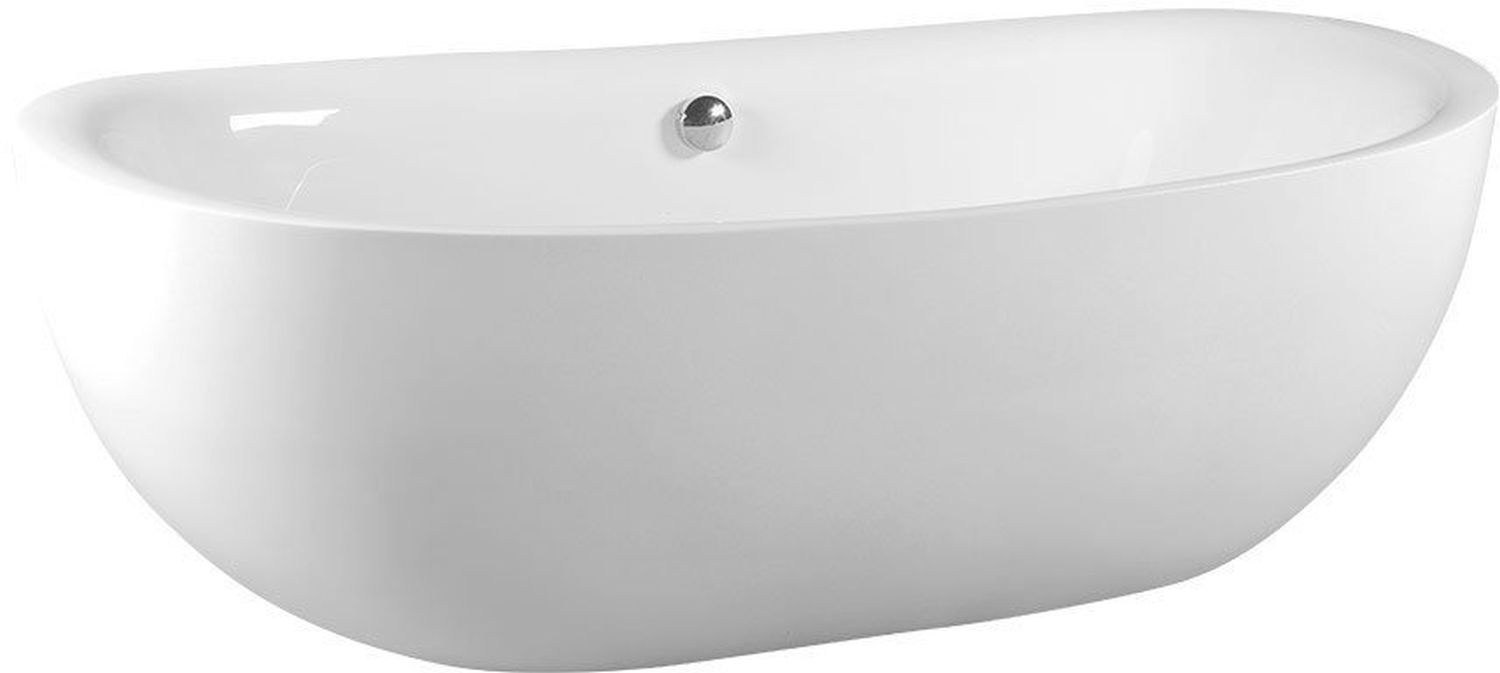 Polysan Zasu cadă freestanding 180x81 cm ovală alb 69611