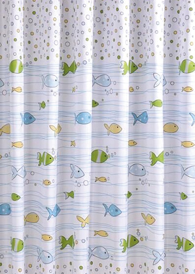 Aqualine perdea de duș 180x180 cm alb-multicolor ZV024