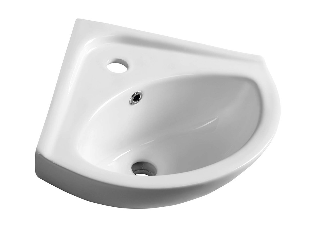 Aqualine Luigi lavoar 33.7x33.7 cm de colț clasică alb FS161