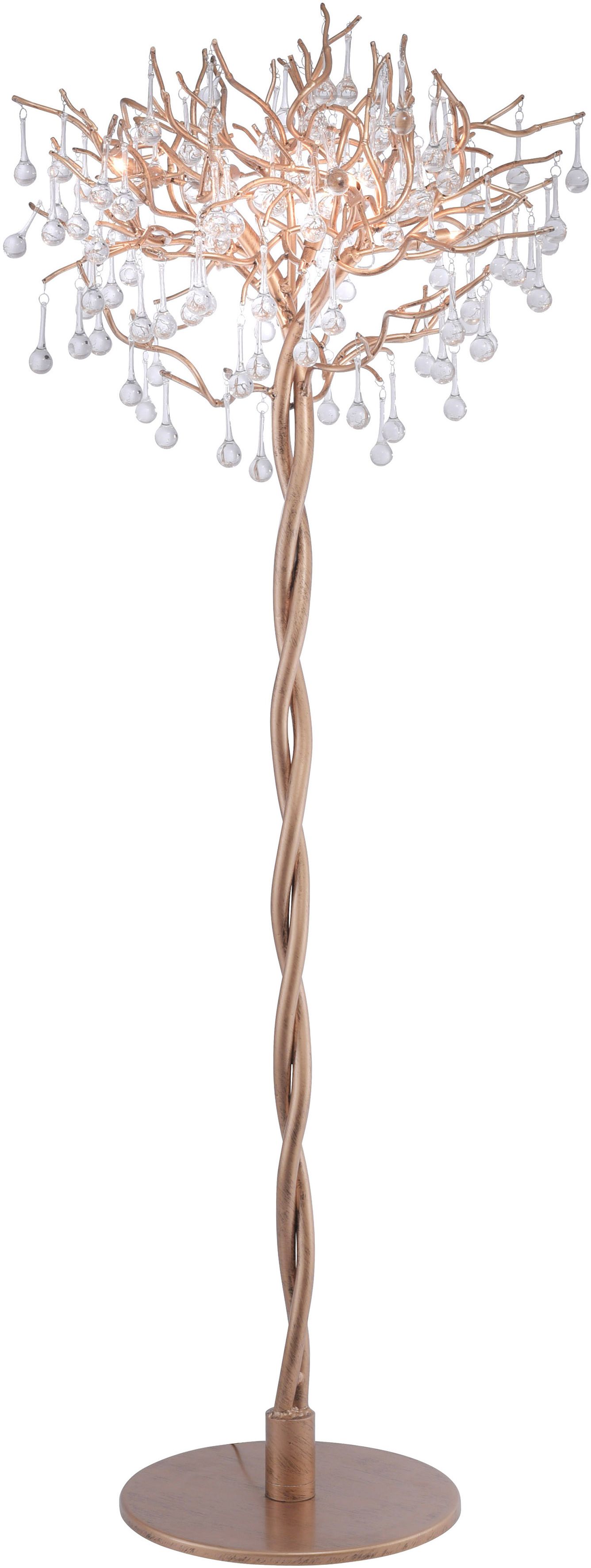 Paul Neuhaus Icicle lampă de podea 5x40 W alamă 232-11