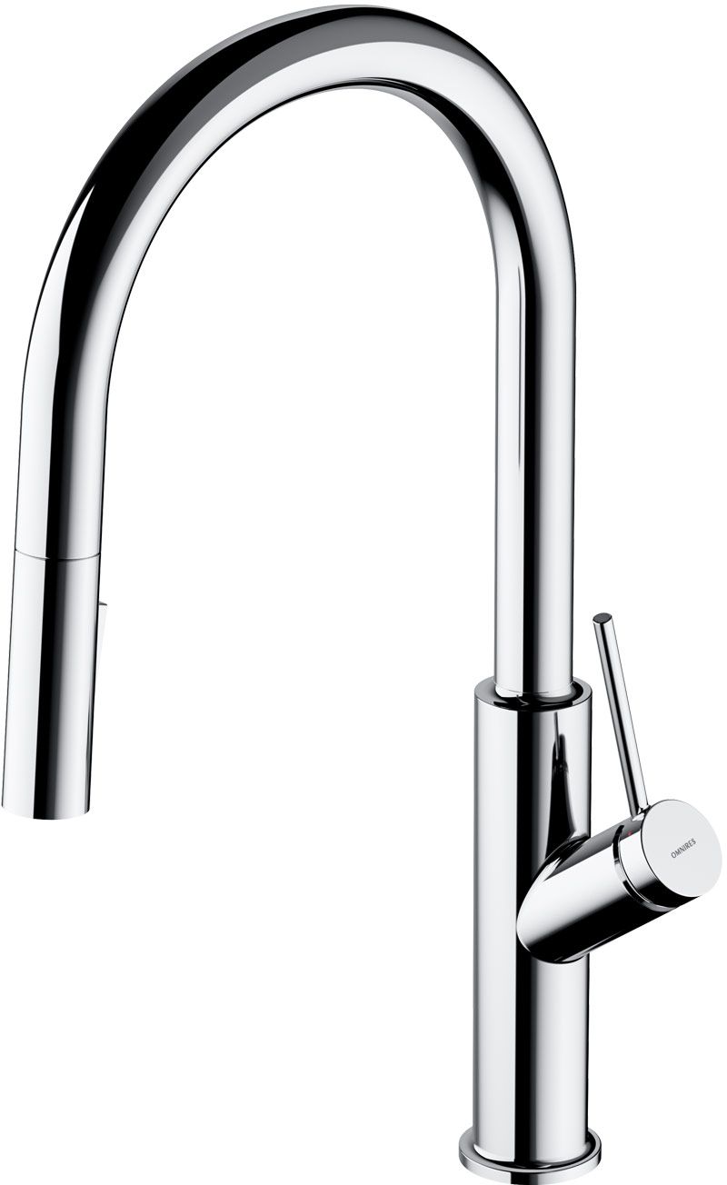 Omnires Bend baterie bucătărie pe picior crom BE6455CR