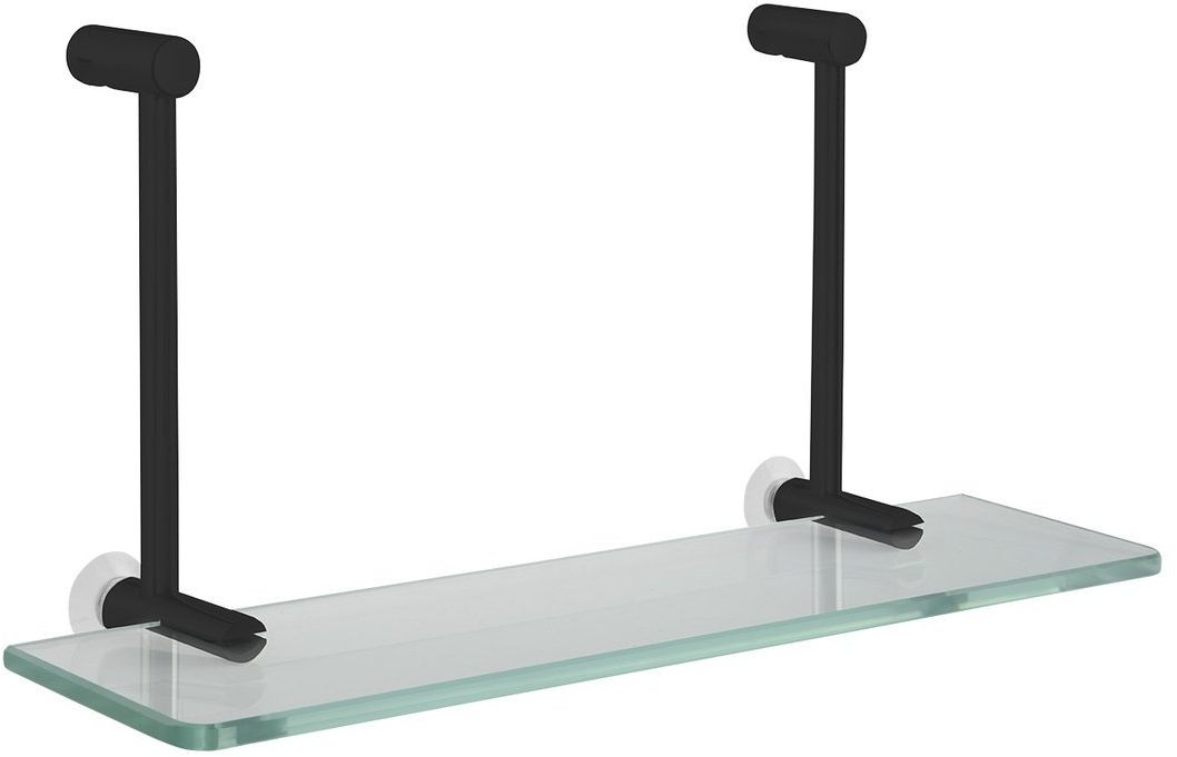 Sapho raft de duș pentru cabină 19.5 cm negru 1301-15B