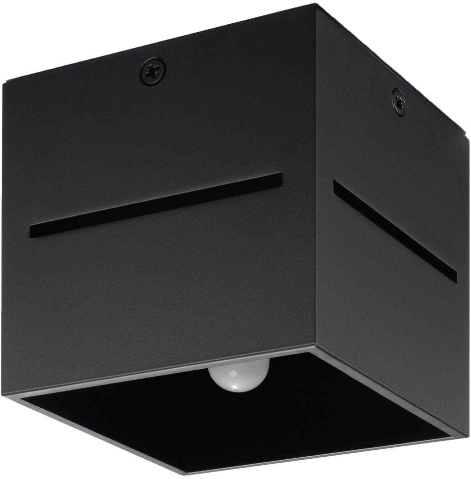 Sollux Lighting Lobo lampă de tavan 1x40 W negru SL.0207