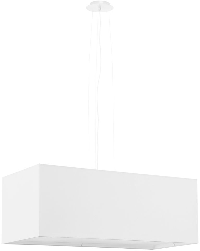 Sollux Lighting Santa Bis lampă suspendată 3x60 W alb SL.0779