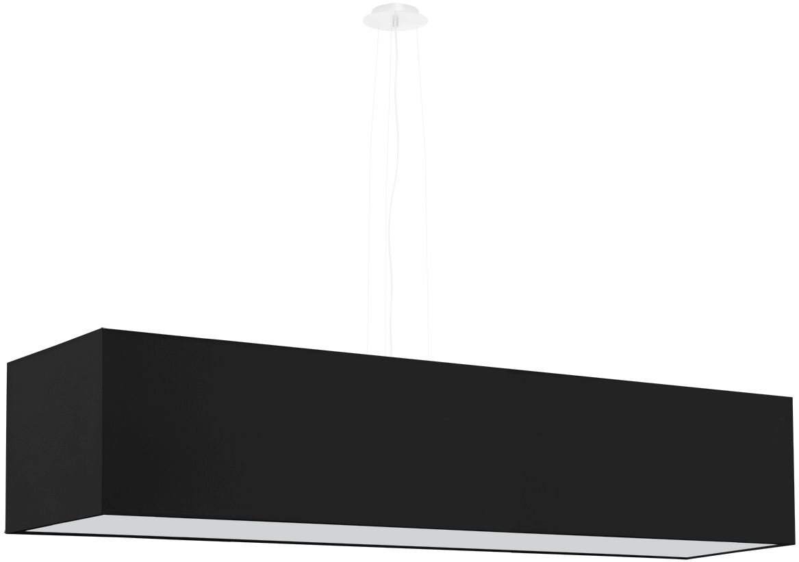 Sollux Lighting Santa lampă suspendată 5x60 W negru SL.0782