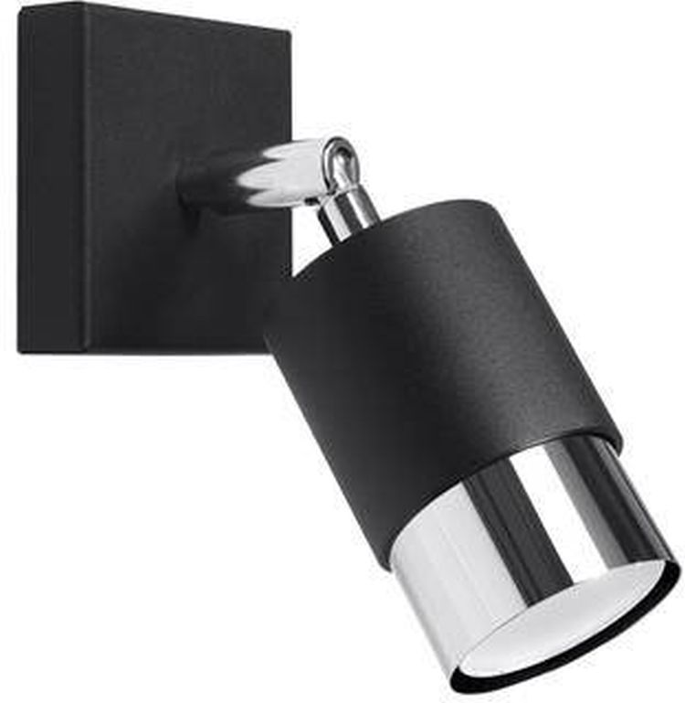 Sollux Lighting Nero lampă de perete 1x40 W negru-crom SL.1064