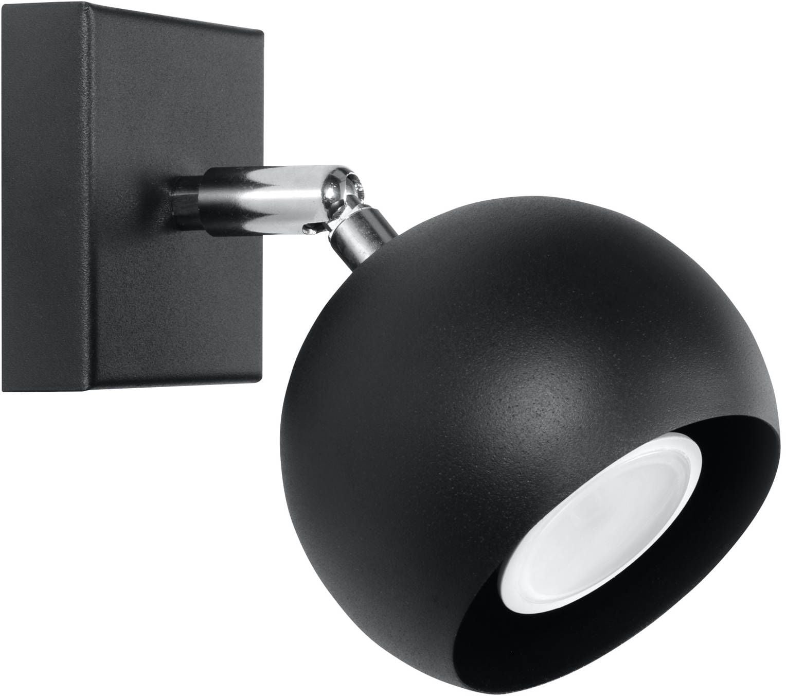 Sollux Lighting Oculare lampă de perete 1x40 W negru SL.0443