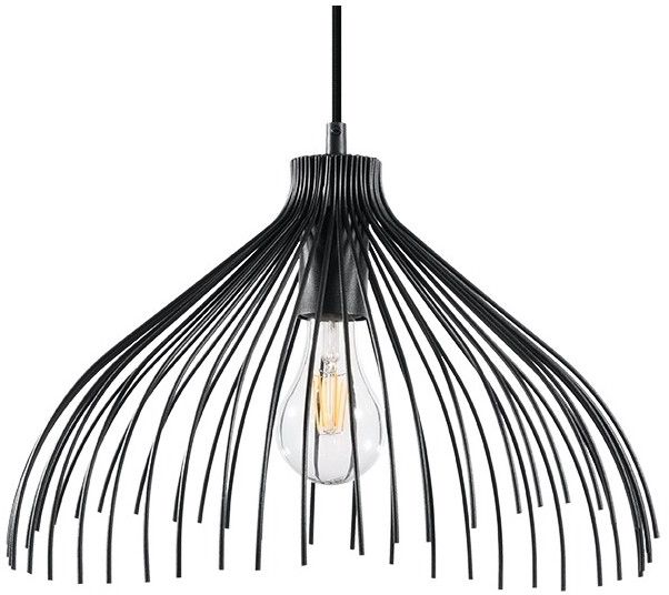 Sollux Lighting UMB lampă suspendată 1x60 W negru SL.0665