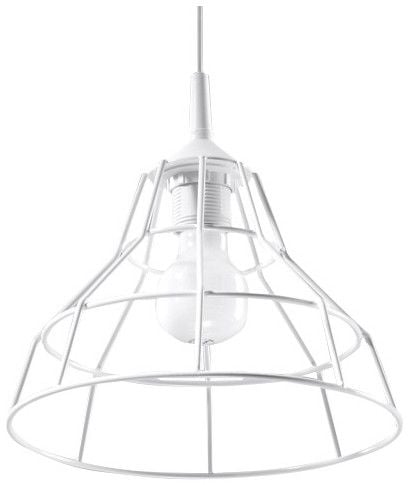 Sollux Lighting Anata lampă suspendată 1x60 W alb SL.0145