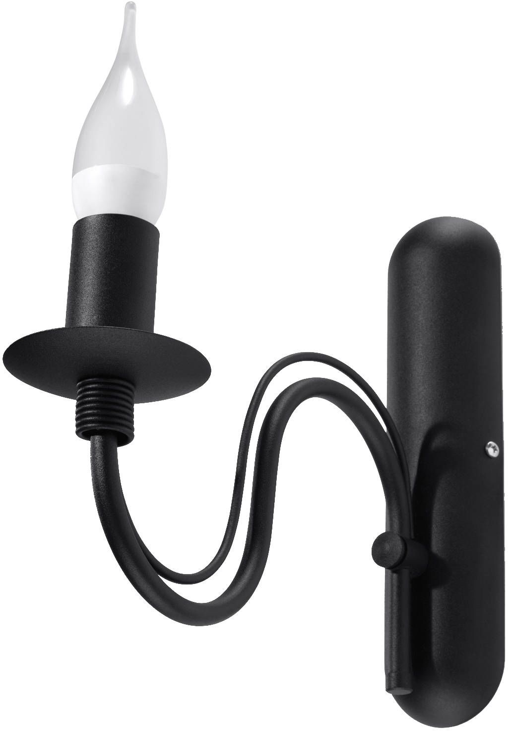 Sollux Lighting Minerwa lampă de perete 1x40 W negru SL.0220
