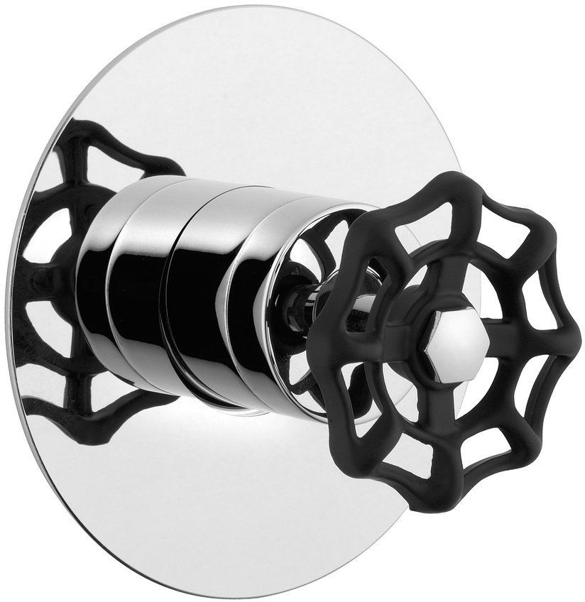 Sapho Industry baterie de duș ascuns crom-negru 5105XTT