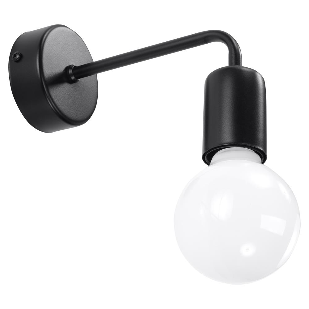 Sollux Lighting Duomo plafonier 1x60 W negru SL.0306