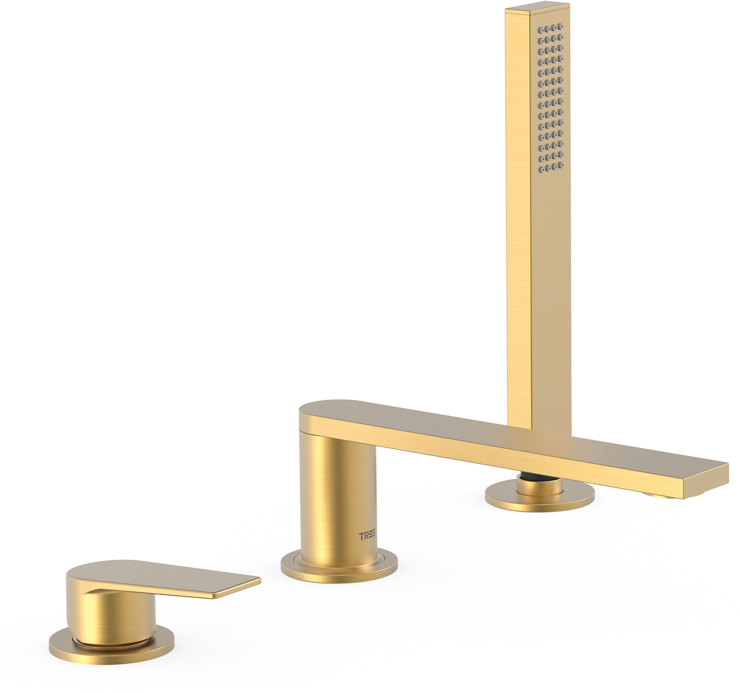 Tres Project baterie cadă-duș cadă auriu 21116101OM