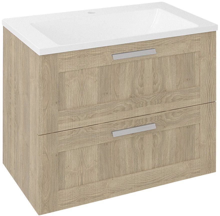 Sapho Amia dulap 74.5x45x60 cm sub chiuveta pe perete stejar-lemn AM075-2020
