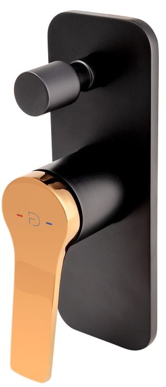 FDesign Seppia baterie cadă-duș ascuns negru FD1-SPA-7P-25