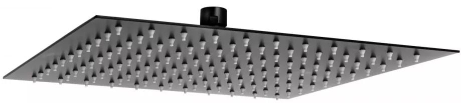 FDesign Inula cap de duș 30x30 cm pătrat negru FD8-501-22