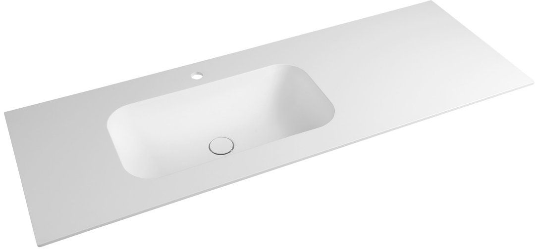 Sapho Aruba lavoar 160x51.5 cm dreptunghiular mobilier alb AR160-B1L