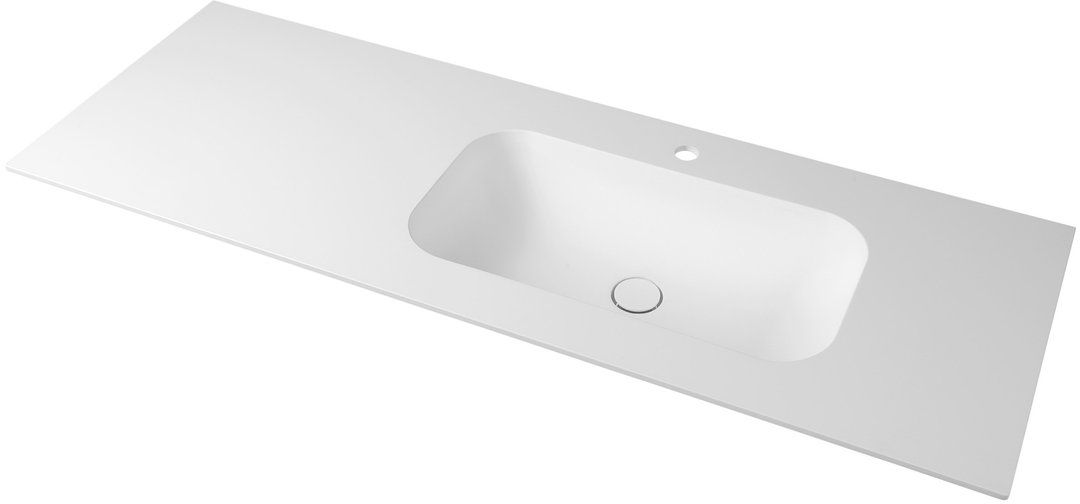 Sapho Aruba lavoar 200x51.5 cm dreptunghiular mobilier alb AR200-B1R