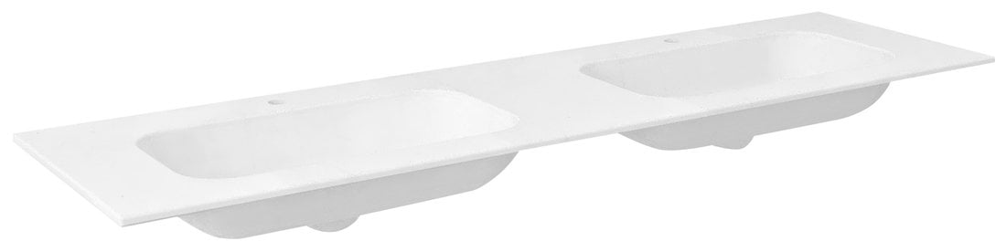 Sapho Aruba lavoar 200x51.5 cm dreptunghiular mobilier-dublă alb AR200-B2M
