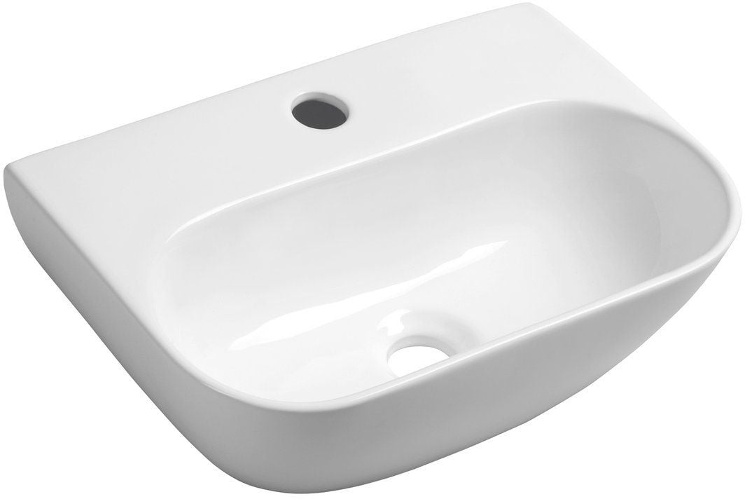 Sapho Small lavoar 42x29 cm semicircular clasică alb AR265