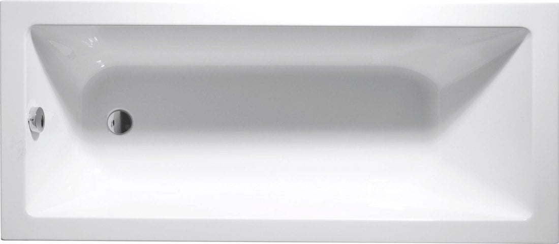 Aqualine Doubrava cada dreptunghiulară 160x70 cm alb A1670