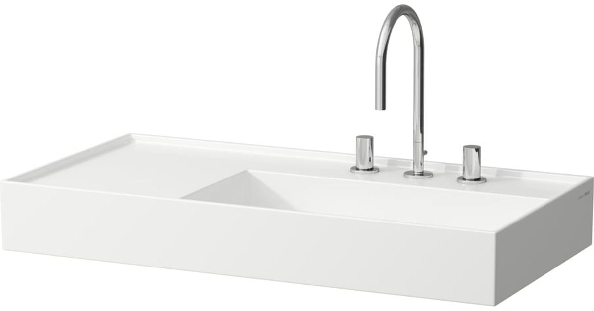 Laufen Kartell lavoar 90x46 cm dreptunghiular alb luciu H8103390001111