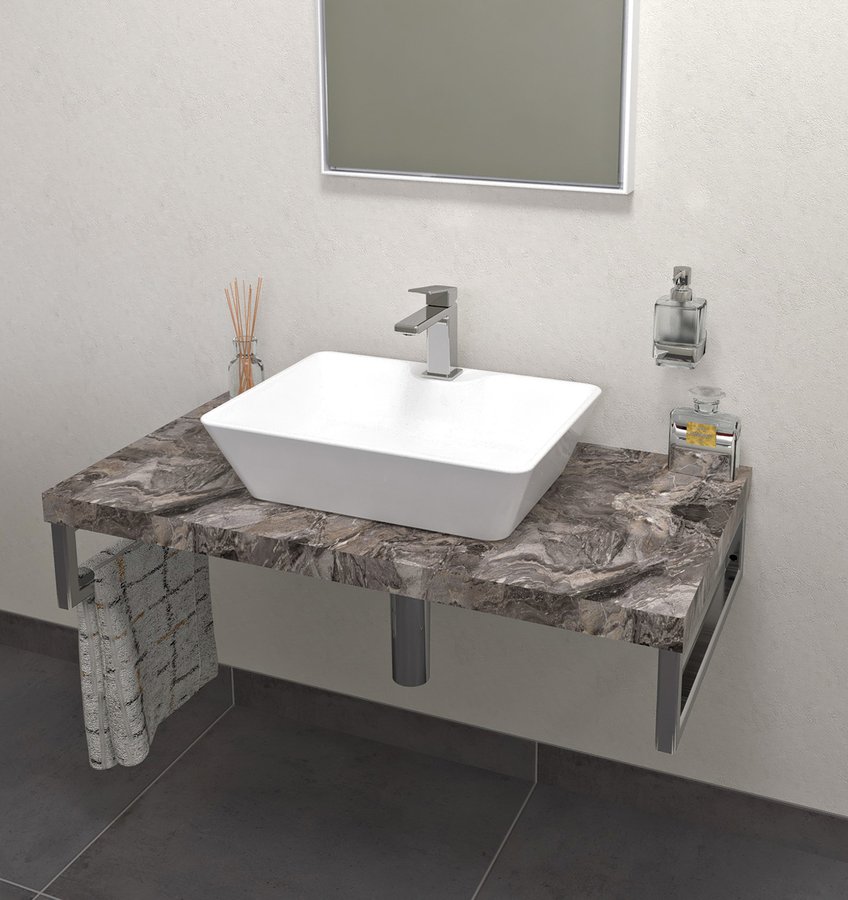 Sapho Avice blat 80x49.5 cm gri AV0810
