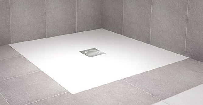 Polysan Flexia cădiță de duș pătrată 100x100 cm alb 71552MAT