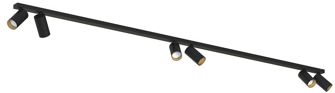 Nowodvorski Lighting Mono lampă de tavan 6x10 W negru-auriu 7770
