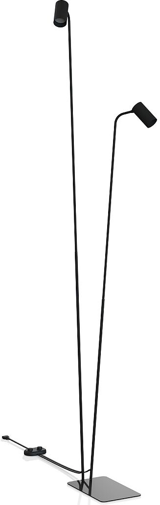 Nowodvorski Lighting Mono lampă de podea 2x10 W negru 7708